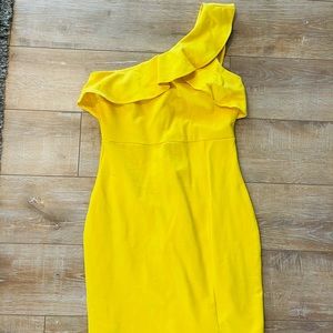 One shoulder dress